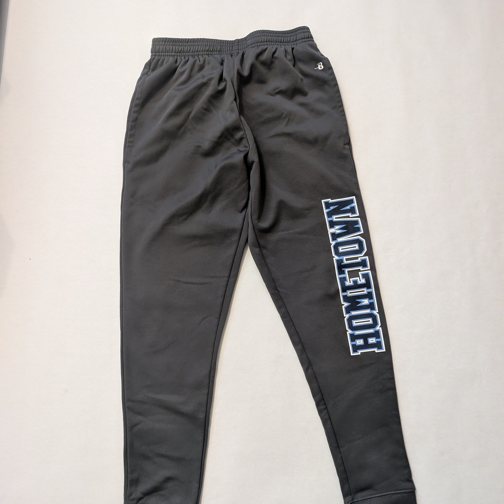 Unisex Gray Joggers with Hometown ScreenPrint Size XS
